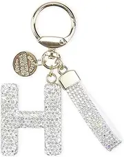[ILIYAH] Keychain Cute Keyring Bag Chain - Initial Letter Key Chains Exquisite Rhinestone Key Rings Trendy Car Keychains Personalized Gifts for Women Girls