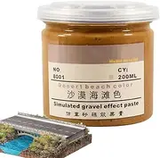 Sand Effect Miniature Basing,200ml Miniature Basing Earth Texture Sand Mud - Crafting Beginners Making Plain Wilderness Desert Scenery Tool for Home, School