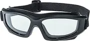 Motorcycle Riding Goggles: Heavy-Duty Riding Goggles No Foam Design w/Hard Case, Microfiber Cleaning Cloth & Pouch Included