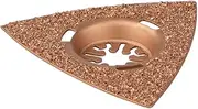 Triangle Carbide Rasp, Multitool Saw Blades Triangular Finger Kit for Mortar, Concrete and Grout - 80mm