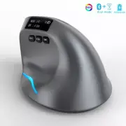 Bluetooth Wireless Mouse OLED Screen USB RGB Rechargeable Mouse Laptop Tablet