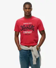 Perfect Fit Script Tee | Soda Pop Red