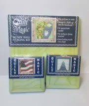 lot of Quilt Magic no sew craft kit Cat's Meow Mini Pine Tree American flag DIY