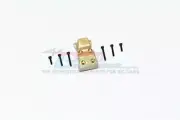 GPM FRONT / REAR GEARBOX COVER BRASS 1/24 RC AXIAL RACING SCX24 XC-1