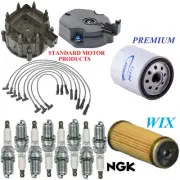 Tune Up Kit Filters Cap Wire Spark Plugs For PONTIAC LEMANS V8 4.9L 1981