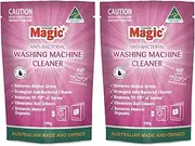 2 x Magic Anti-Bacterial Washing Machine Deep Cleaner Removes Built-up Grime, Detergent & Mineral Deposits 100g