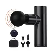 4-Speed Adjustable Mini Fascia Gun Mini Massager Fascia Gun Shock 2800r/Min Muscle Massage Grab Impact Muscle Massage