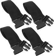 TINEASUR 4pcs Adjustable Motorcycle Luggage Straps Durable Tie Down Straps for Bikes Travel Accessories for Securing Suitcases for Camping and Outdoor Activities
