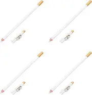 VICASKY Essential Makeup Kit: 4pcs Barber Pencil Set Eyeliner Eyebrow Pencil Sharpened Tips Waterproof Long-lasting Pigments for Outdoor Use