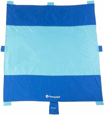 Drenched Outfitters Outdoor Beach Blanket / Picnic Blanket- 7’ X 9’. Made...