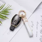 2024 TPU Smart Car Key Case Cover Keychain Fob Holder For Mercedes-Benz A Series
