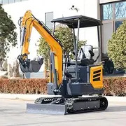 Mini Excavator Engine – Compact Excavator for Small Farms, Mini Crawler Excavator Machine, Customized Digger, Powerful and Efficient for Garden Farm Park Construction Site