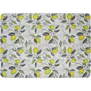 4pc LVD MDF/Cork Placemat Dining Table Protector/Mat 30x21.5cm CitronLemons