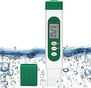 TDS Meter Digital Water Tester - 5 in 1 Water Quality Meter LCD Pen | Water Testing Meter for Hydroponics, Pools, Drinking Water, Hot Tub, Spa, Aquarium