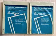 2 packs GREEN Avery Rip Proof Reinforced Paper 3-Hole Unruled 100 sheets 11x8.5"