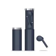 Tw50 Wireless Sports Earphone Bluetooth Earphone Hifi Stereo Bass Noise Cancelling Headset Dual Microphone With Charging Box Blue