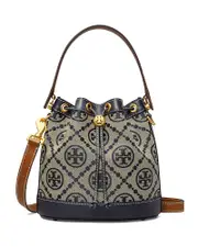 Tory Burch T Monogram Jacquard Bucket Bag
