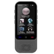 S80 Pro AI Translation Device Real Time Smart Voice Photo Translator 138 Languages 18 Offline Portable Translating Black