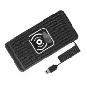 Car Charger Pad Wireless Dashboard Holder Non-slip Fast Charging Dock Launch Pad (for: Smart)