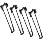 16" Foldable Hairpin Legs, Black Metal Folding Table Legs, DIY Furniture Legs
