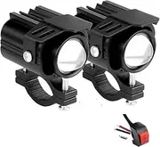 LED Light Waterproof Lamp Electric Vehicle Headlight Fit Fog Light Projector Lens Spotlight For CarMoto(TK120M2 2pcs)