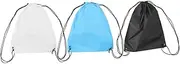 WHAMVOX 3pcs String Drawstring Backpack Backpacks Beach Bag Drawstring Lightweight Backpack Drawstring Bags Bulk Sport Bag Sports Backpack Bulk Drawstring Bags Sports Supplies Nylon
