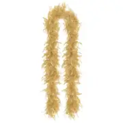 Gold Party Supplies Feather Boa Costume Accessory Bridal Wedding Book Week Hens