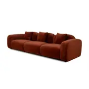 Soma 4 Seater Sofa - Umber Orange