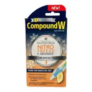 Brand New Compound W Wart Remover Maximum Freeze Nitro Freeze + Gelpads