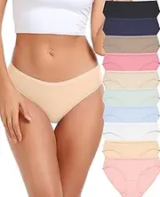 [ALTHEANRAY] Women's Underwear, Women's Briefs, Women's Underwear, Hipster Panties, Pack of 10