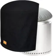 Patio Fire Pit Cover for Solo Stove Bonfire Shelter 19.5 Inch,Waterproof...