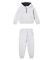 [Moncler Enfant] Moncler Enfant Cotton jersey hoodie and sweatpants set Y 14 grey