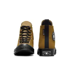 【CONVERSE】休閒鞋 男鞋 女鞋 帆布鞋 高筒 GORE TEX 防潑水 三星標 CHUCK 70 GTX HI 棕 A05565C