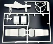 1/14 Tamiya Truck Grand / King Hauler, Interior parts, Seats, Dash, Steer Wheel