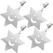 Gadpiparty 4 Pack Stainless Steel Table Cover Clips Easy Windproof Weights Tablecloth Holder for Outdoor Events