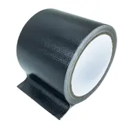 Awning Repair Tape Waterproof Heavy Duty for Tarp Canvas Tent Boat Covers Black