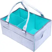 Baby Diaper Caddy Organizer,Portable Nursery Diaper Tote Bag, Boy Girl Diaper Storage Bin for Changing Table Basket