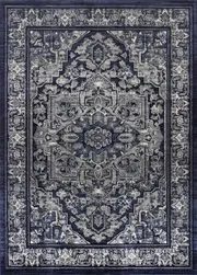 Old World Harappan Tranistional Navy Rug