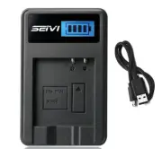 Battery Charger for Panasonic Lumix DMC-FX30, DMC-FX33, DMC-FX35 Digital Camera