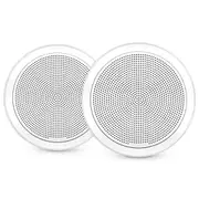 Fusion FM 6.5" 120W Round Marine Speakers - White