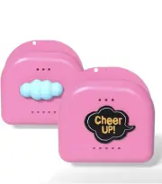 Dental Retainer Storage Case Box Mouthguard Container 2 PCs
