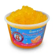 CANTALOUPE Boba Bombs Popping Boba Pearls Dessert Topping by Buddha Bubbles