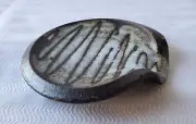 Great Midcentury Studio Art Pottery Dish - Signed Huddleston