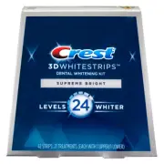 3 Pack Crest 3D White Supreme FlexFit Whitestrips, 42 Strips