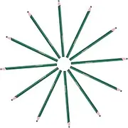 ARTSEWPLY 12pcs Pull Pen Fabric Marking Pens Pen Crayon Color Chalk Pencils for Fabric Red Crayons Bulk Tailors Chalk Pencil Sewing Chalk Pencil for Fabric Chalk Pencils for Sewing Wax Green