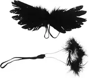 Ipetboom Diy Doll Angel Wings Decorative Props Small Miniature Wings for Doll Costumes Decorations