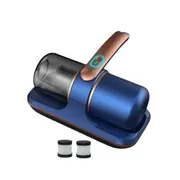Wireless Mattress Vacuum Cleaner Cordless Handheld UV-C Bed Dust Remover Indepth Cleaning Sofa Specialist 12Kpa Powerful Suction (Blue)