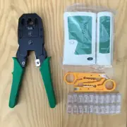 RJ45 RJ12 8P 6P 4P Network LAN Ethernet Cable Crimping Crimper Tool 20Connectors