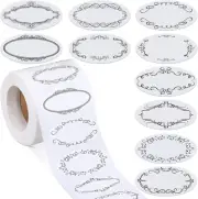 500 Pcs Dissolvable Canning Labels for Mason Jars, Dissolvable Label Stickers in
