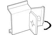 Flag Sign Holder for Tags -Self Piercing-Gondola Front Face-50LOT